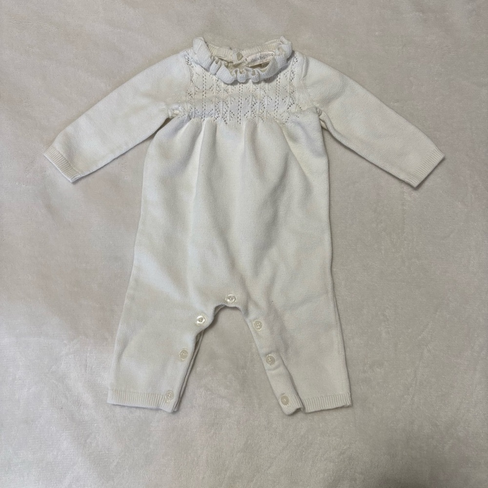 Classix Beginning sweater outfit white baby girl 3 months winter